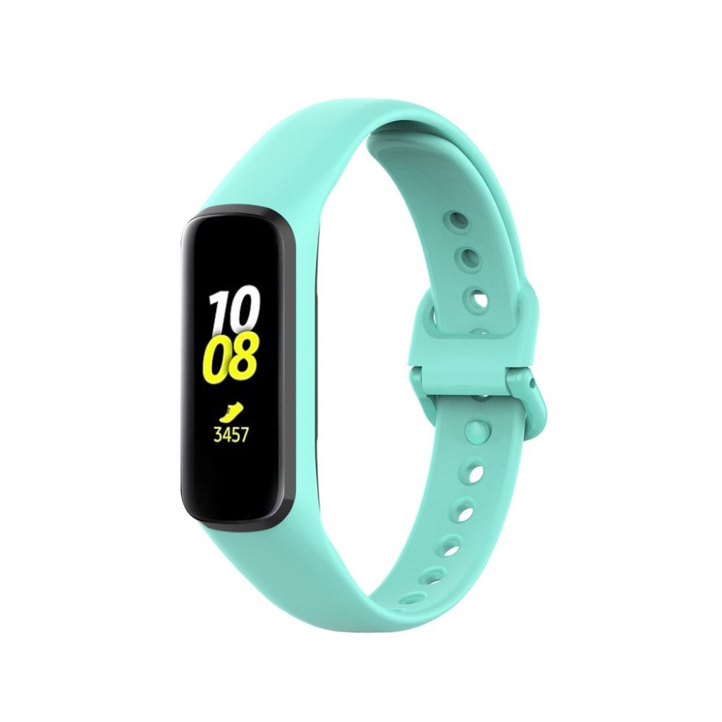 Helt vildt hårdfør Samsung Galaxy Fit 2 Silikone Rem - Grøn#serie_13