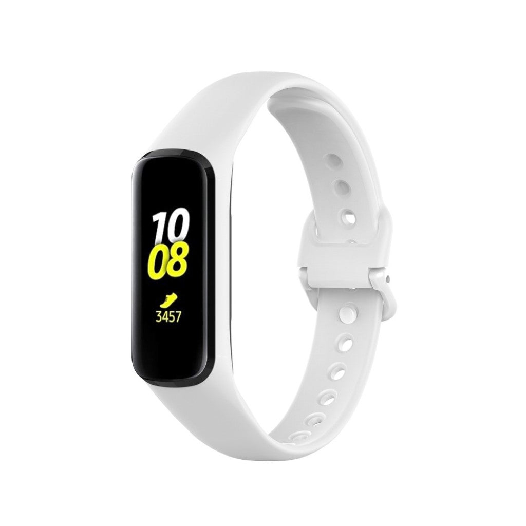 Helt vildt hårdfør Samsung Galaxy Fit 2 Silikone Rem - Hvid#serie_2