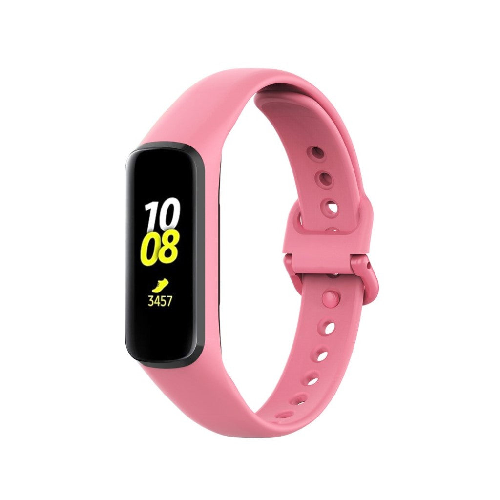 Helt vildt hårdfør Samsung Galaxy Fit 2 Silikone Rem - Pink#serie_3