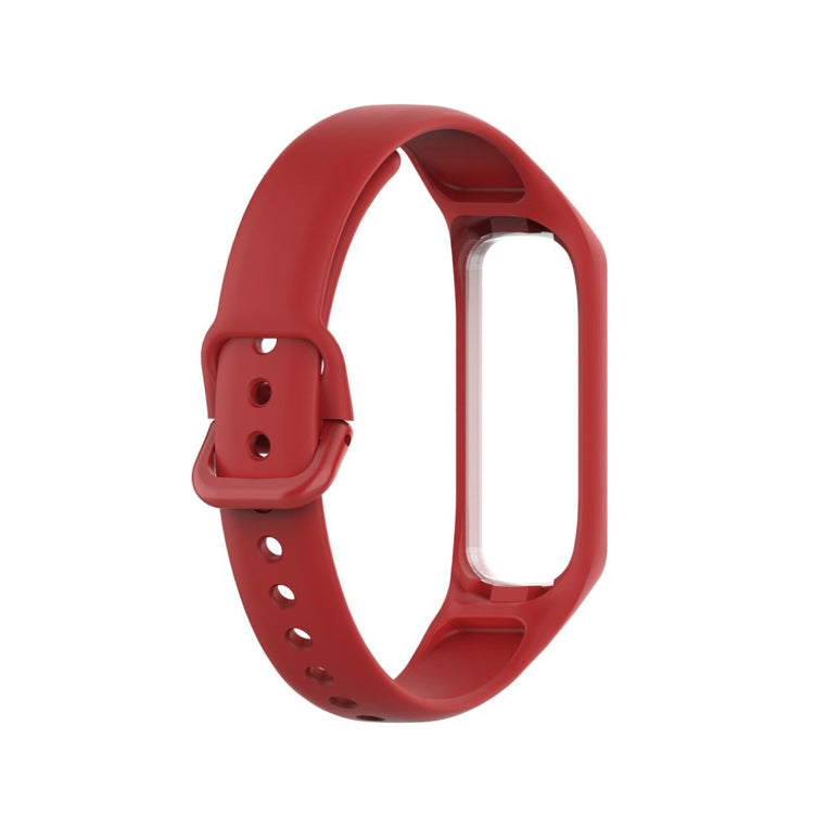 Helt vildt hårdfør Samsung Galaxy Fit 2 Silikone Rem - Rød#serie_4