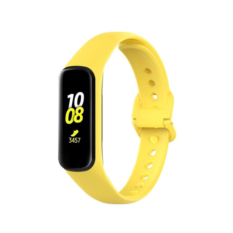 Helt vildt hårdfør Samsung Galaxy Fit 2 Silikone Rem - Gul#serie_5