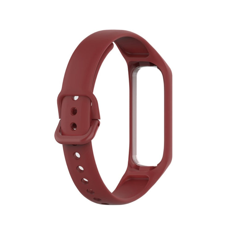 Helt vildt hårdfør Samsung Galaxy Fit 2 Silikone Rem - Rød#serie_6