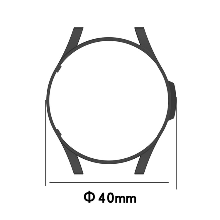 Samsung Galaxy Watch 4 (40mm) Beskyttende Plastik Bumper  - Sort#serie_2