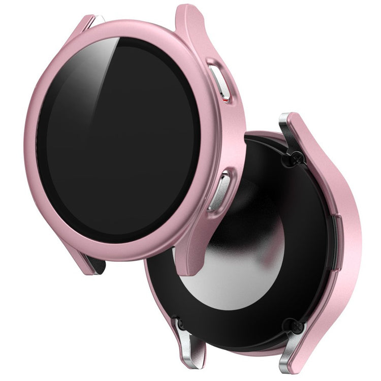 Godt Samsung Galaxy Watch 4 (40mm) Cover med Skærmbeskytter i Plastik og Hærdet Glas - Pink#serie_6