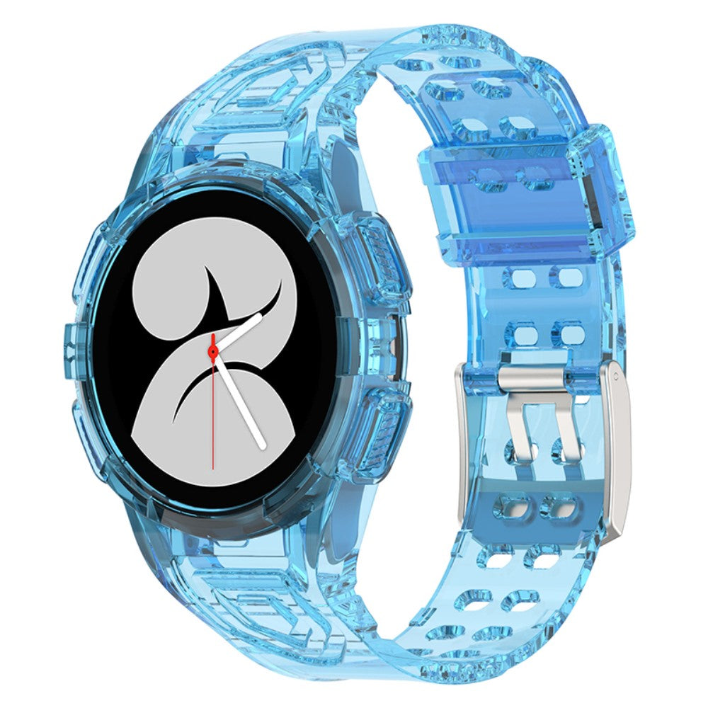 Solid Samsung Galaxy Watch 4 (40mm) Silikone Urrem - Blå#serie_12