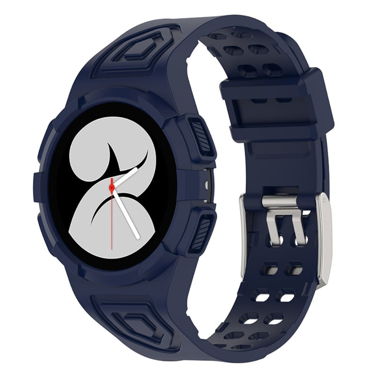 Solid Samsung Galaxy Watch 4 (40mm) Silikone Urrem - Blå#serie_7
