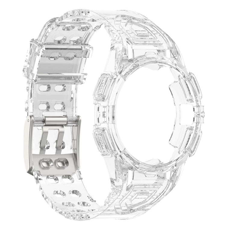 Super hårdfør Samsung Galaxy Watch 4 (40mm) Silikone Rem - Sølv#serie_8