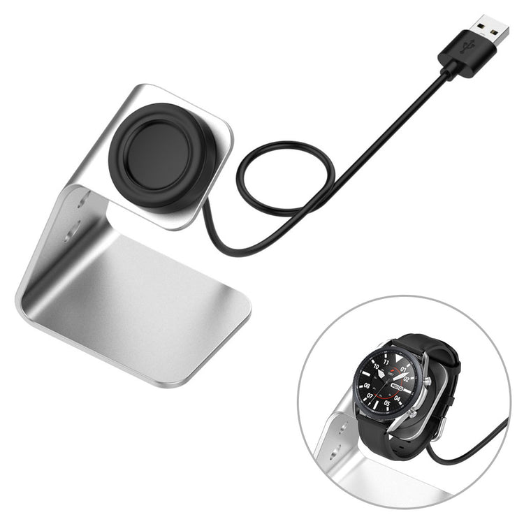 Metal Universal Samsung Smartwatch   Ladestation - Sølv#serie_1