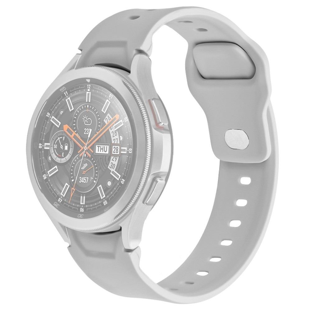  Samsung Galaxy Watch 4 Classic (46mm) / Samsung Galaxy Watch 4 Classic (42mm) Silikone Rem - Sølv#serie_6