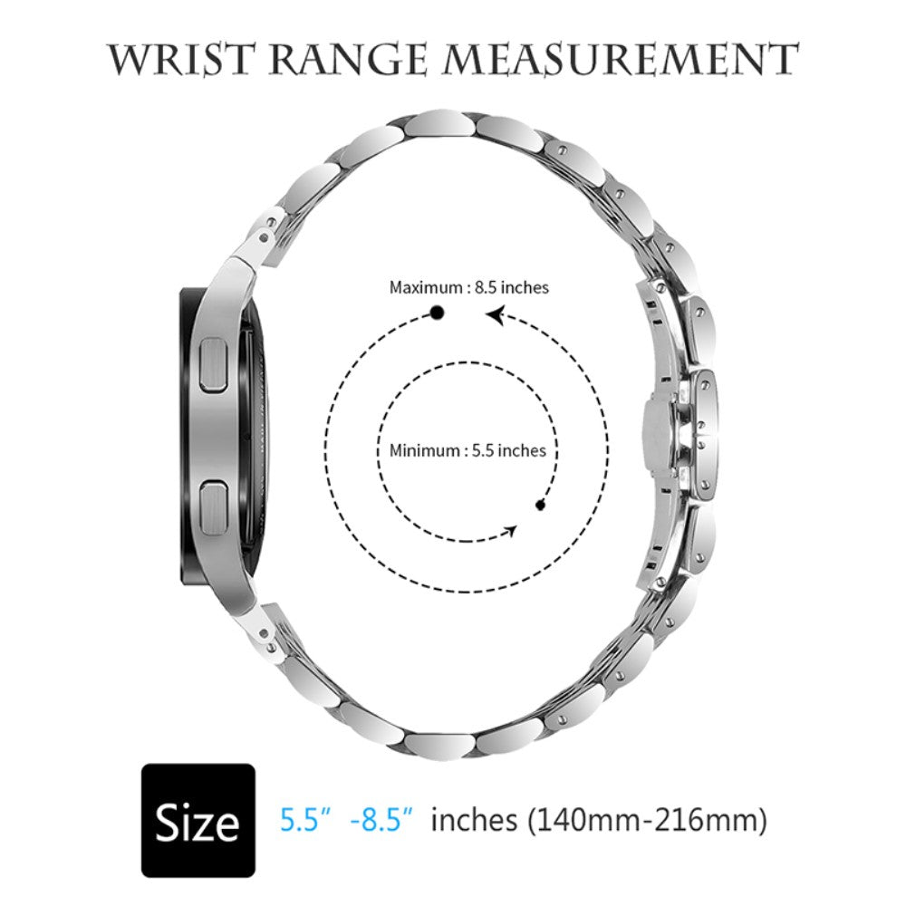 Meget holdbart Universal Samsung Metal Urrem - Sølv#serie_400
