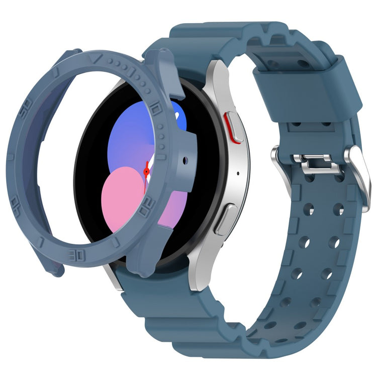  Samsung Galaxy Watch 5 (40mm) / Samsung Galaxy Watch 4 (40mm) Silikone Rem - Blå#serie_4