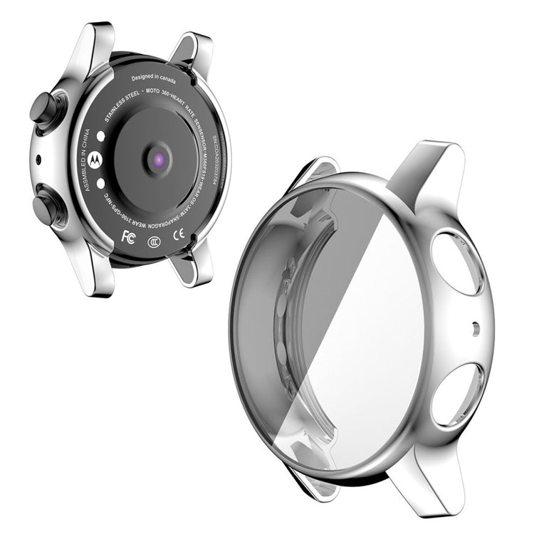 Sølv Motorola Moto 360 (3rd Gen) Silikone Cover#serie_4