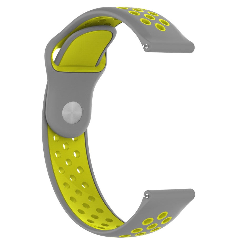 Vildt fint Huawei Watch / Huawei TalkBand B5 Silikone Rem - Sølv#serie_10