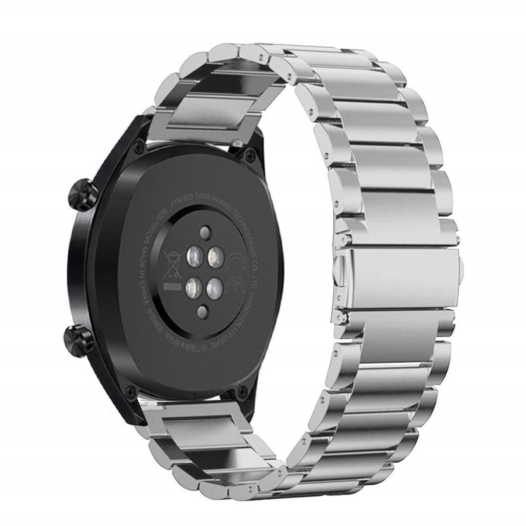 Super holdbart Huawei Watch GT Metal Rem - Sølv#serie_2