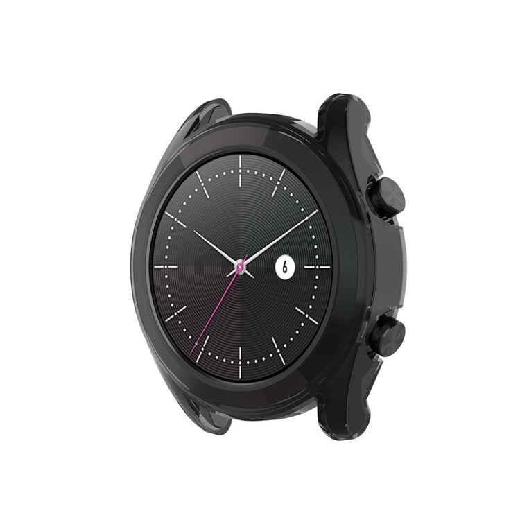 Huawei Watch GT 2 42mm Gennemsigtig Silikone Bumper  - Sølv#serie_2