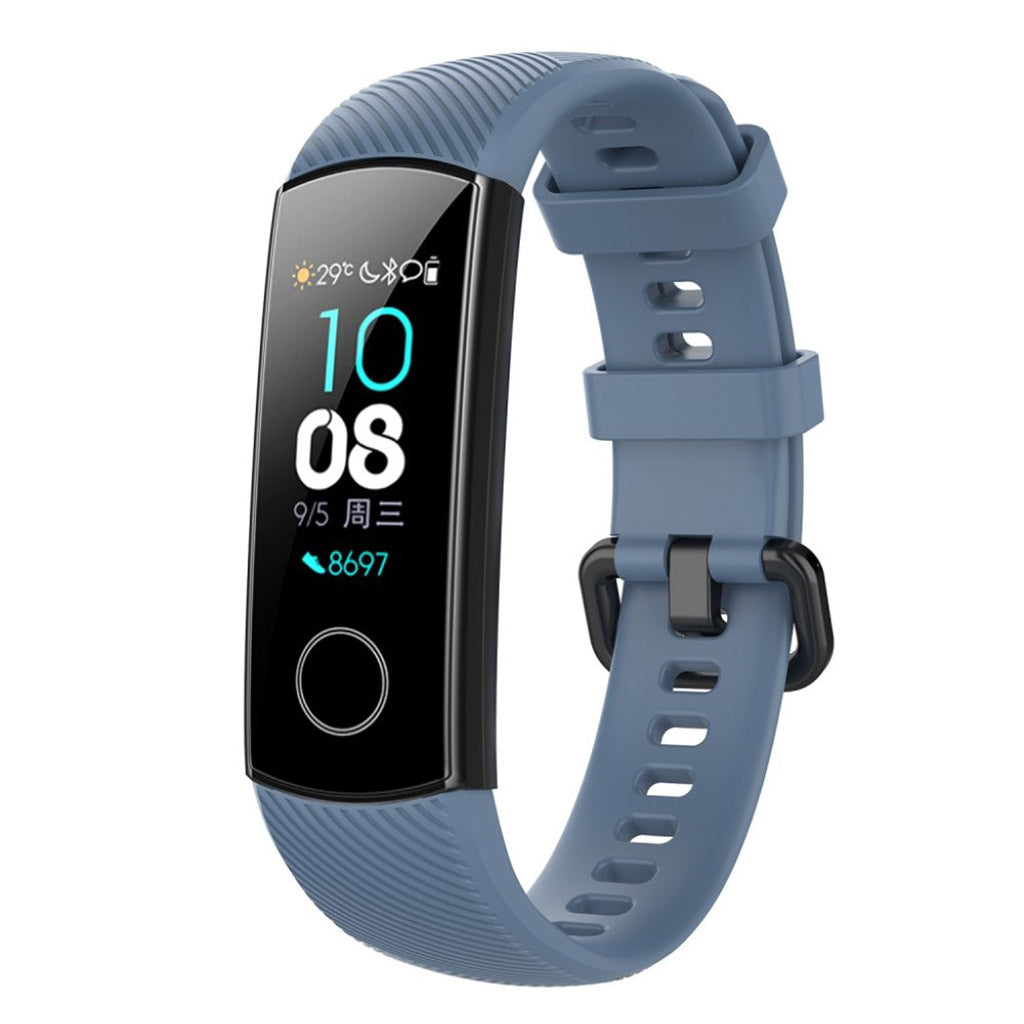 Vildt fint Huawei Honor Band 4 Silikone Rem - Blå#serie_10