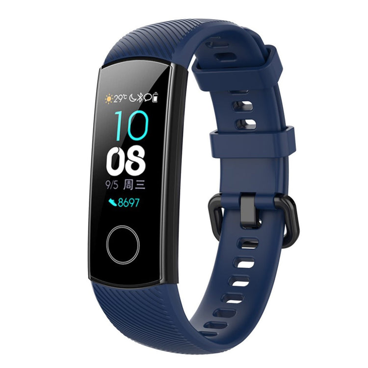 Vildt fint Huawei Honor Band 4 Silikone Rem - Blå#serie_8