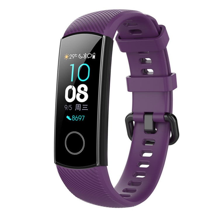 Vildt fint Huawei Honor Band 4 Silikone Rem - Lilla#serie_9