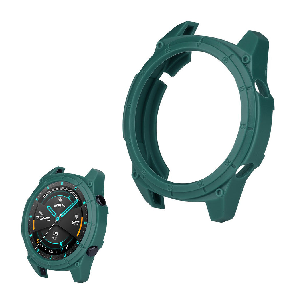 Huawei Watch GT 2 46mm  Silikone Bumper  - Grøn#serie_4