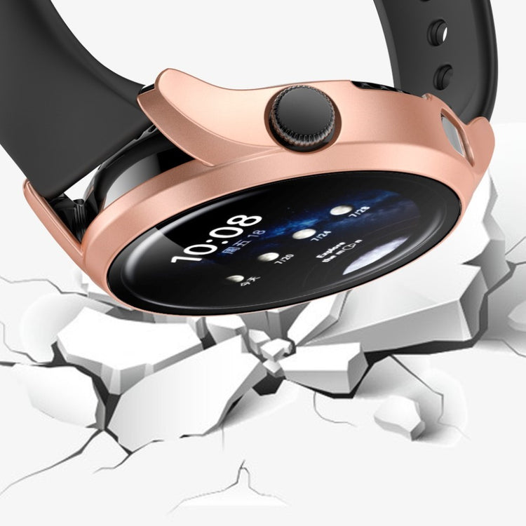 Godt Huawei Watch 3 Cover med Skærmbeskytter i Plastik og Hærdet Glas - Pink#serie_1