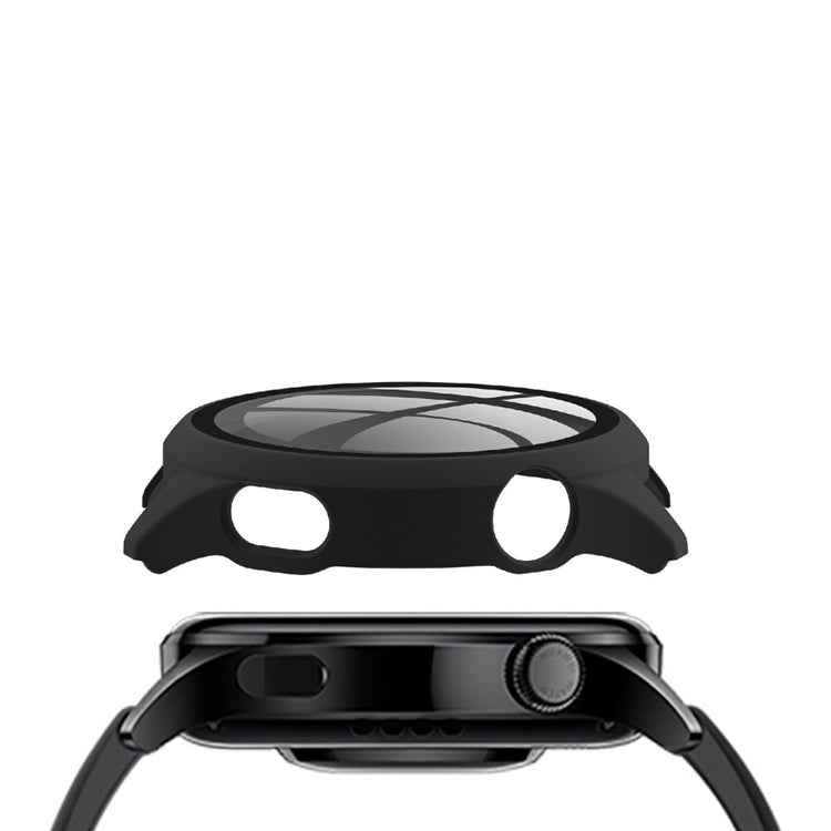 Super Pænt Huawei Watch 3 Cover med Skærmbeskytter i Plastik og Hærdet Glas - Sort#serie_3
