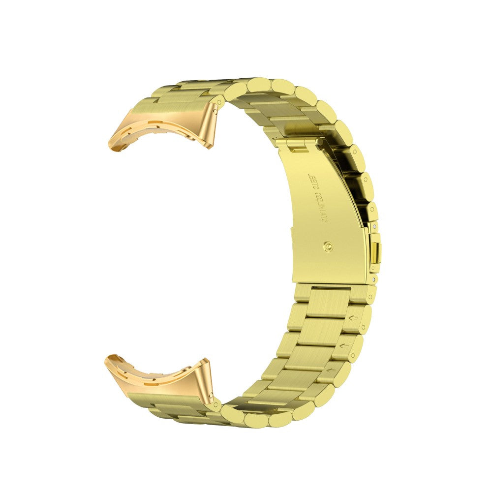 Super slidstærk Google Pixel Watch Metal Rem - Guld#serie_1