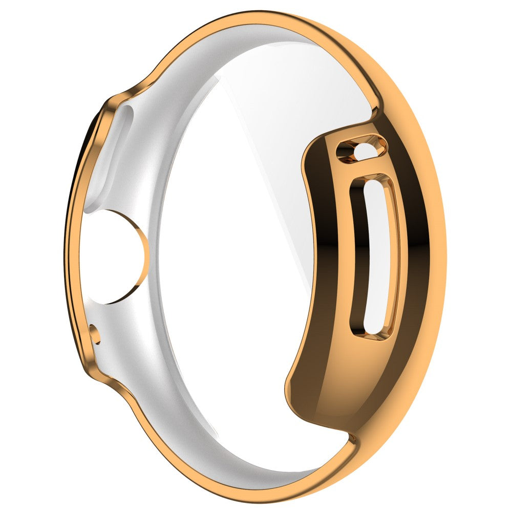 Godt Google Pixel Watch Cover med Skærmbeskytter i Silikone - Pink#serie_6
