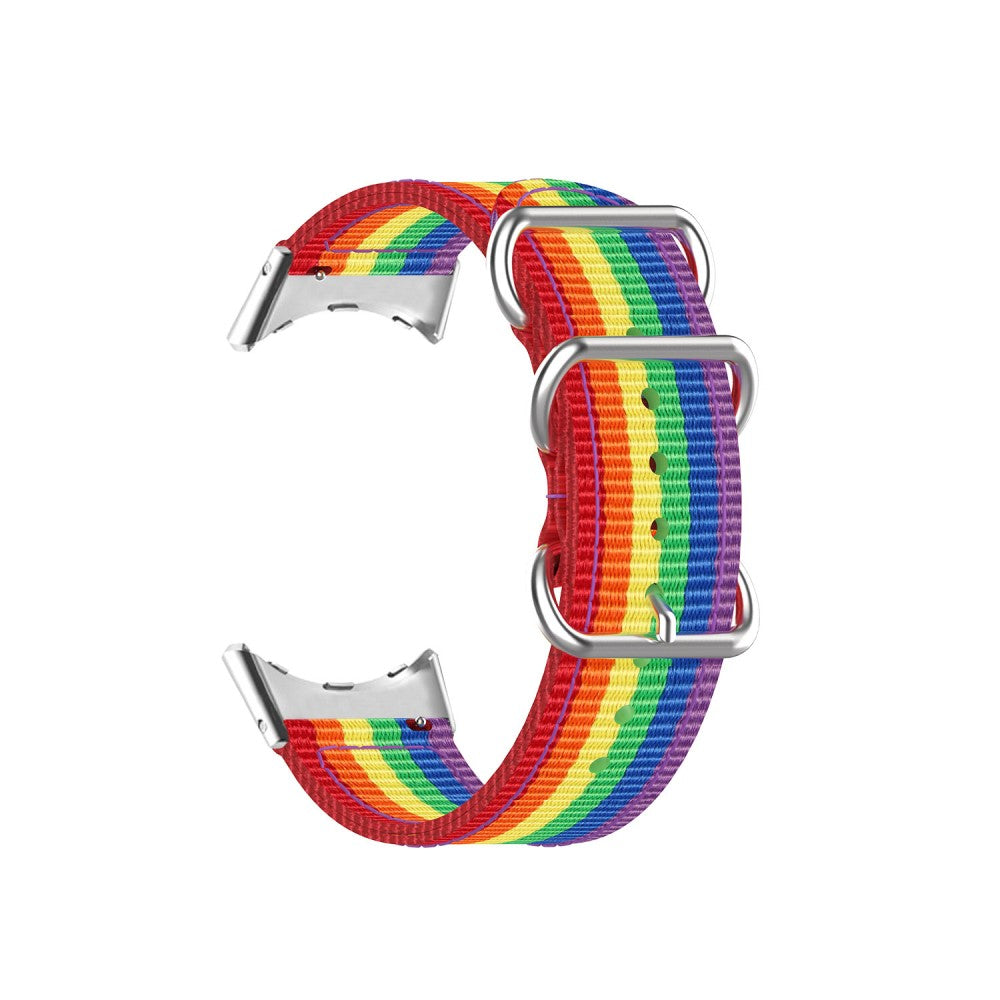 Vildt slidstærk Google Pixel Watch Nylon Rem - Flerfarvet#serie_1