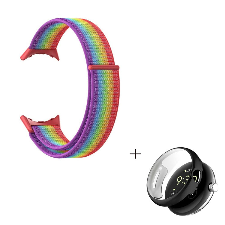 Rigtigt rart Google Pixel Watch Plastik og Nylon Rem - Flerfarvet#serie_2