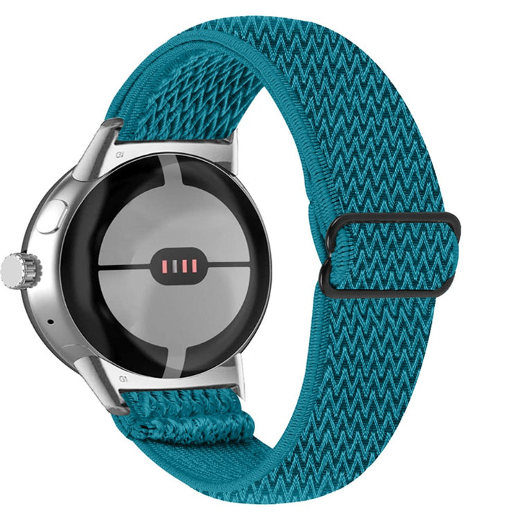 Rigtigt elegant Google Pixel Watch Nylon Rem - Grøn#serie_8