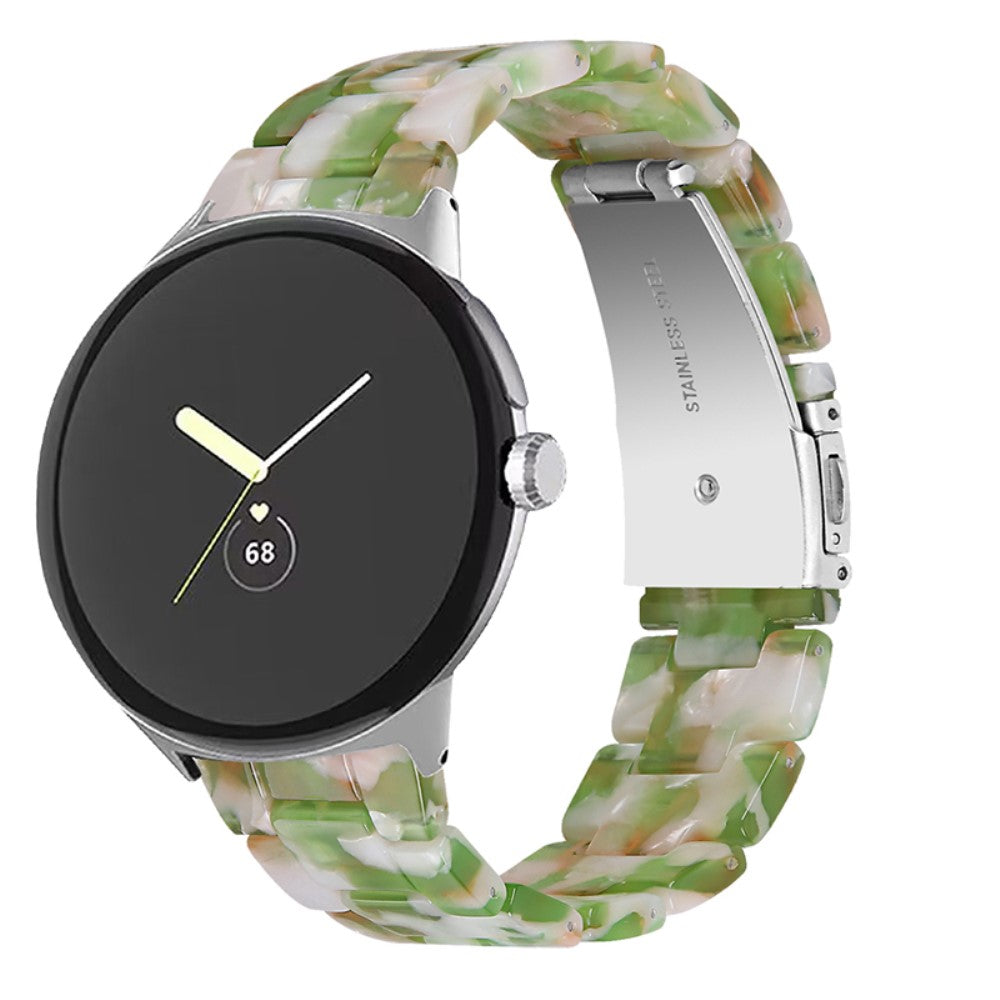 Meget nydelig Google Pixel Watch Plastik Rem - Grøn#serie_2