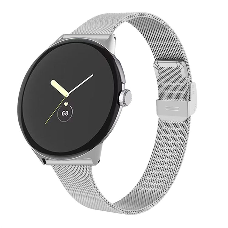 Meget flot Google Pixel Watch Metal Rem - Sølv#serie_057