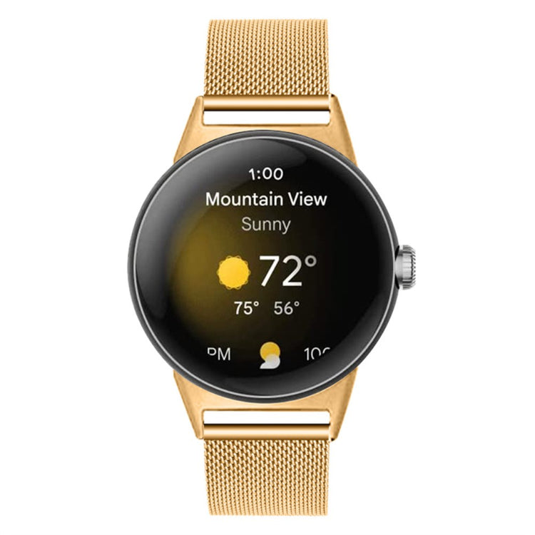 Mega kønt Google Pixel Watch Metal Rem - Sølv#serie_3