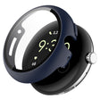 Schützend Google Pixel Watch Hülle mit Displayschutz in Plastik und Gehärtetes Glas