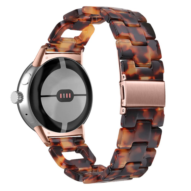 Super slidstærk Google Pixel Watch Plastik Rem - Brun#serie_2