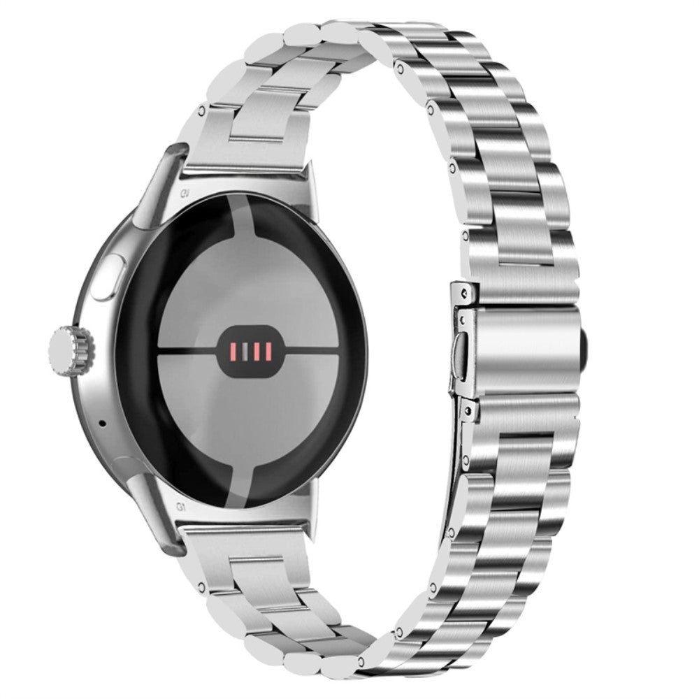 Helt vildt smuk Google Pixel Watch Metal Rem - Sølv#serie_080