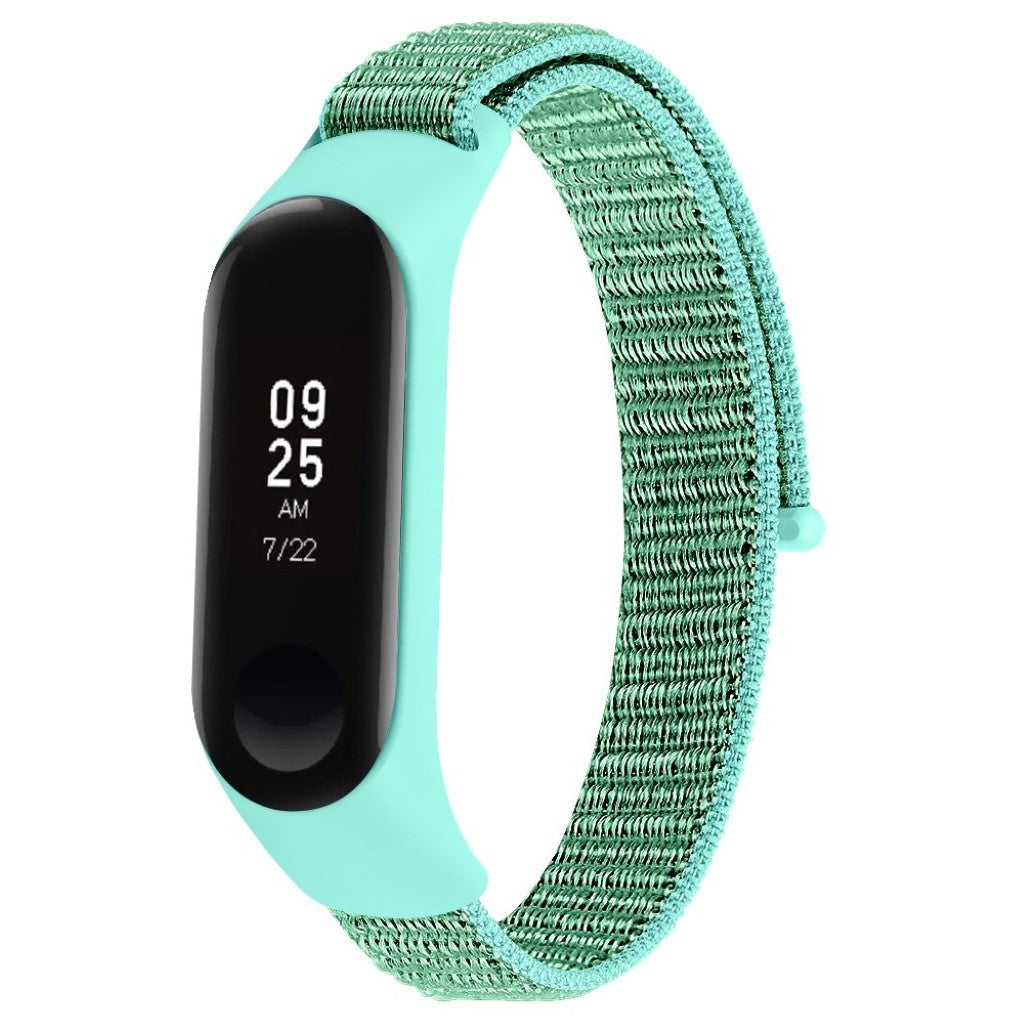 Smuk Xiaomi Mi Smart Band 4 / Xiaomi Mi Band 3 Nylon Rem - Grøn#serie_1