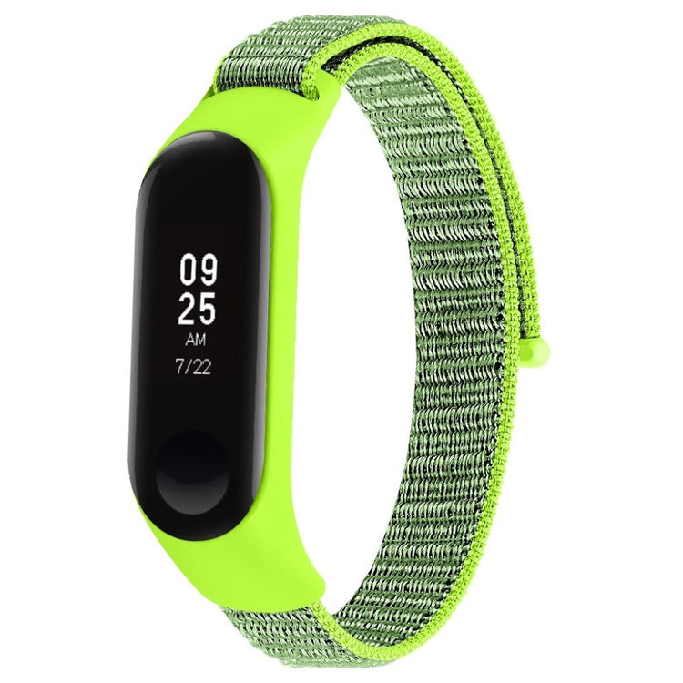 Smuk Xiaomi Mi Smart Band 4 / Xiaomi Mi Band 3 Nylon Rem - Grøn#serie_7