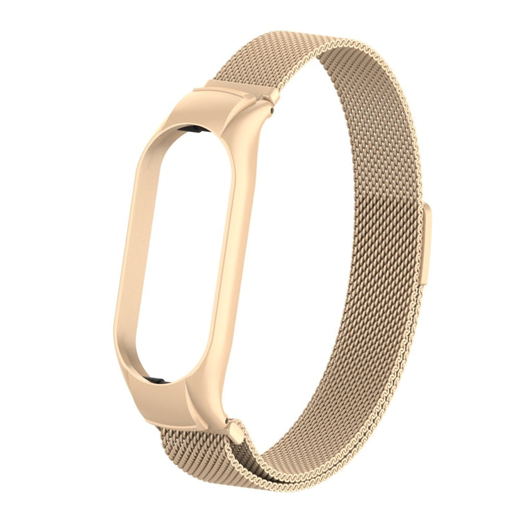 Mega holdbart Xiaomi Mi Band 7 Metal Rem - Guld#serie_12