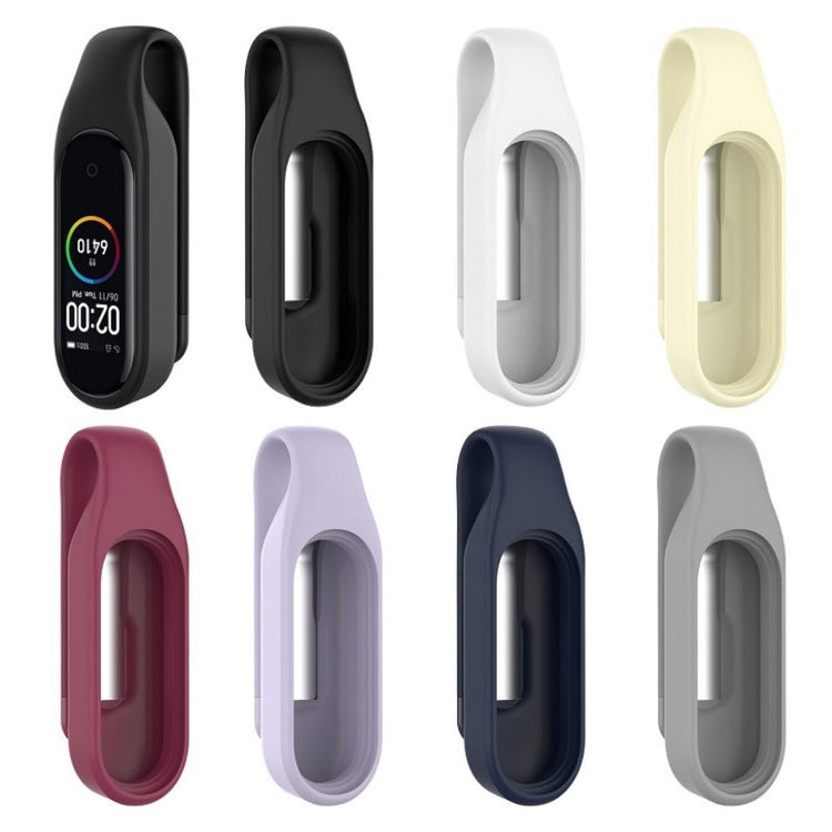 Rigtigt Flot Xiaomi Mi Smart Band 4 / Xiaomi Mi Band 3 Silikone Cover - Sølv#serie_3