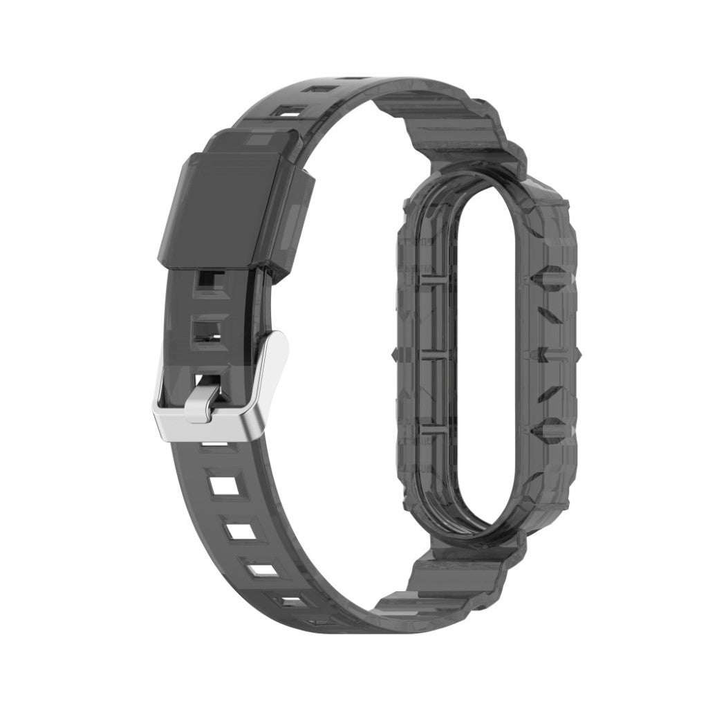 Fint Xiaomi Mi Smart Band 4 / Xiaomi Mi Band 3 Silikone Rem - Sort#serie_3