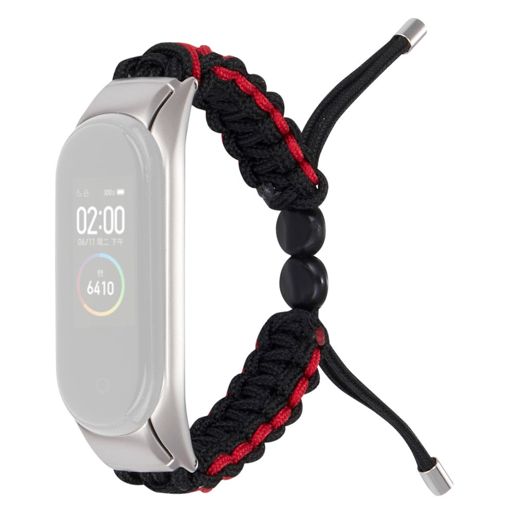 Sejt Xiaomi Mi Smart Band 4 / Xiaomi Mi Band 3 Nylon Rem - Sort#serie_1