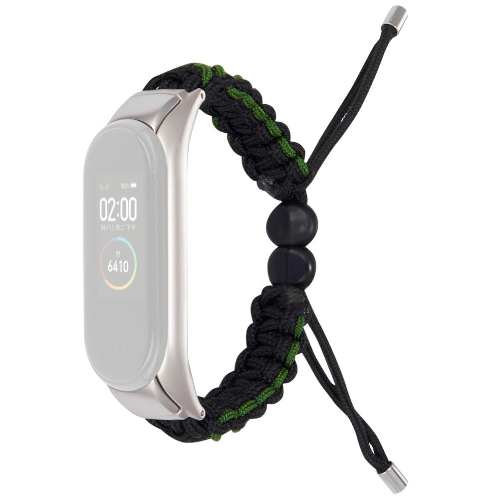 Sejt Xiaomi Mi Smart Band 4 / Xiaomi Mi Band 3 Nylon Rem - Sort#serie_4