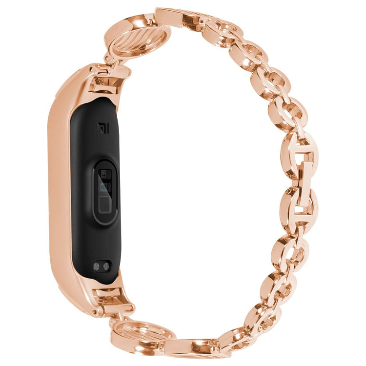 Udsøgt Xiaomi Mi Smart Band 4 / Xiaomi Mi Band 3 Metal Rem - Pink#serie_3