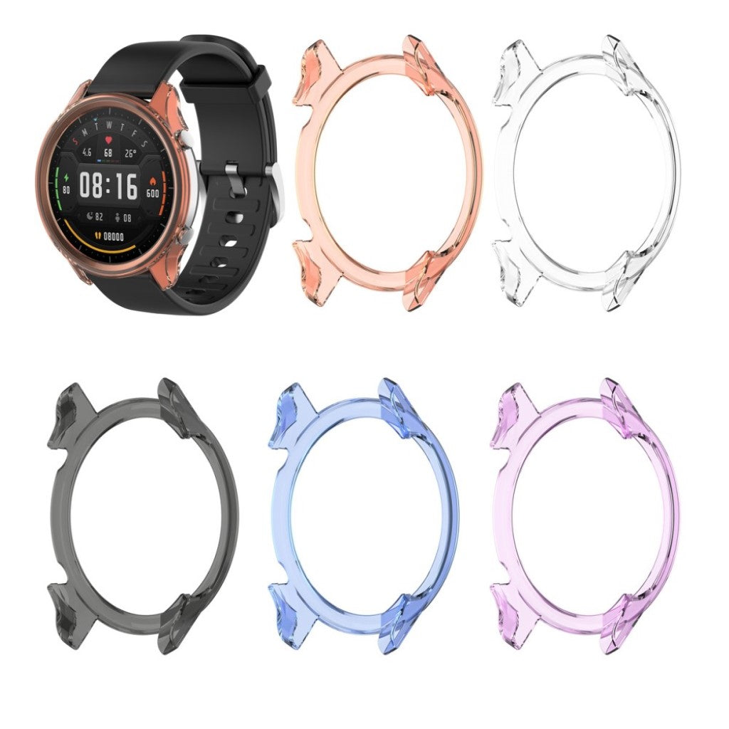 Xiaomi Watch Color Gennemsigtig Silikone Bumper  - Gennemsigtig#serie_1