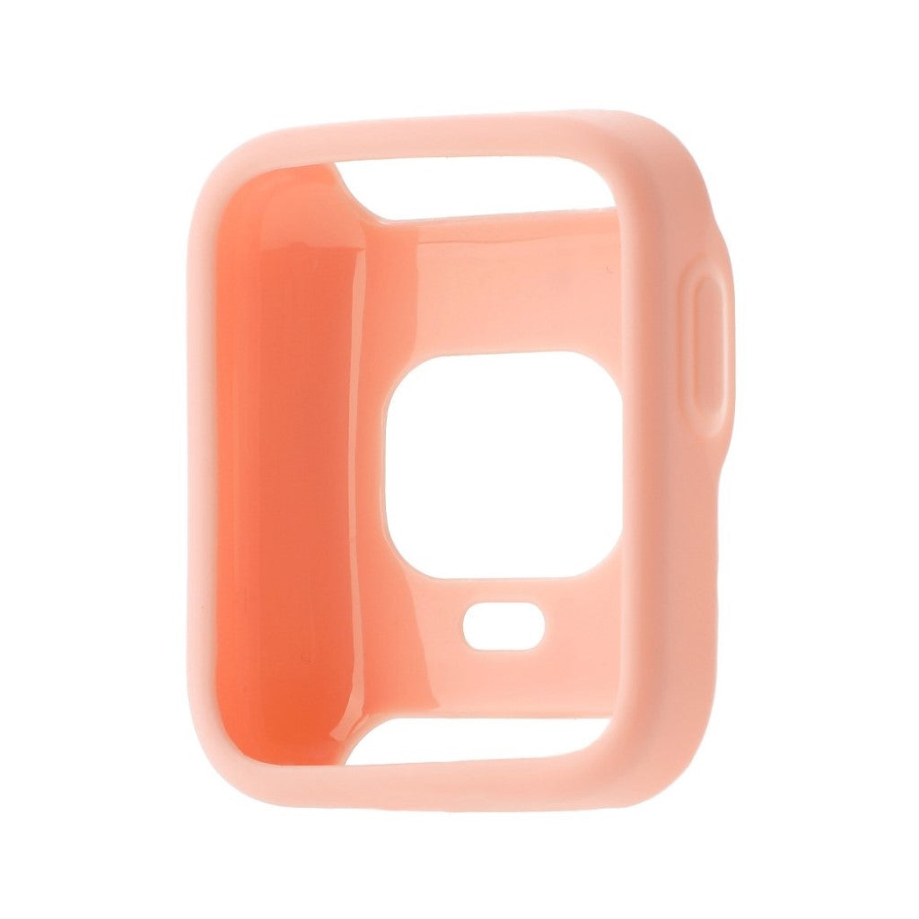 Rigtigt Godt Xiaomi Redmi Watch Cover med Skærmbeskytter i Silikone - Pink#serie_1