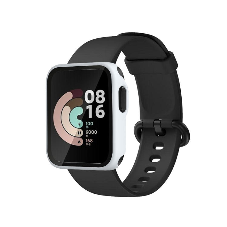 Rigtigt Fed Xiaomi Redmi Watch Silikone og Glas Cover - Hvid#serie_2