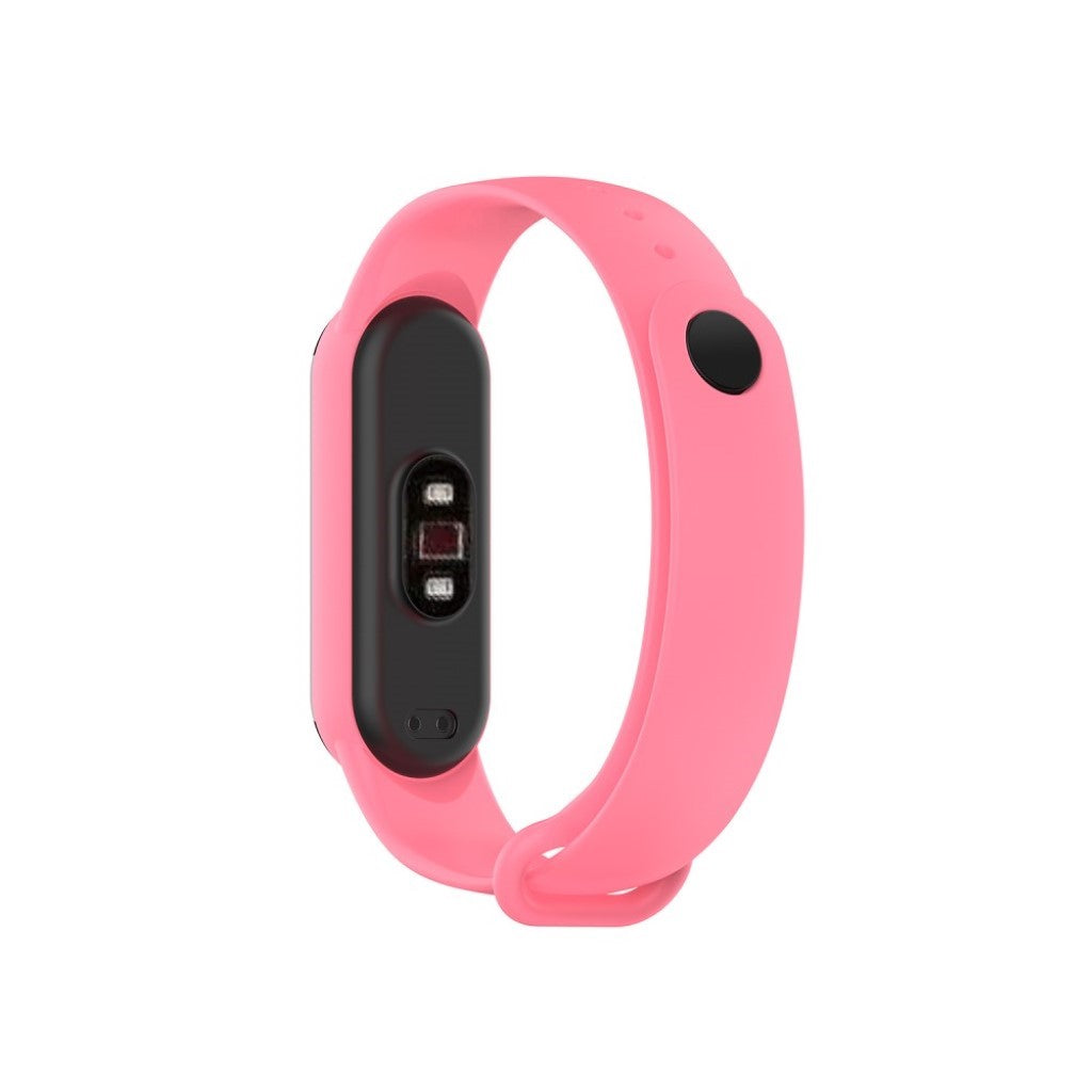 Mega fed Xiaomi Mi Band 5 Silikone Rem - Pink#serie_5