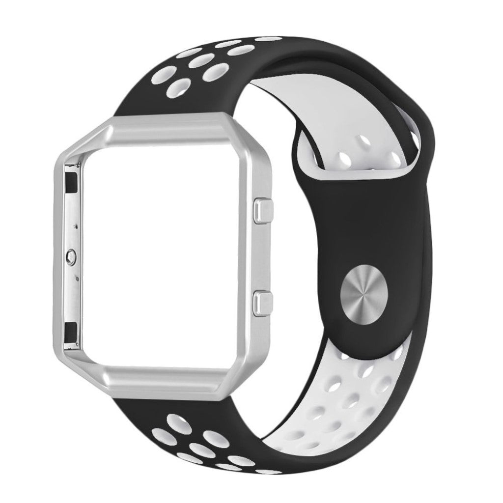 Mega nydelig Fitbit Blaze Silikone Rem - Hvid#serie_1