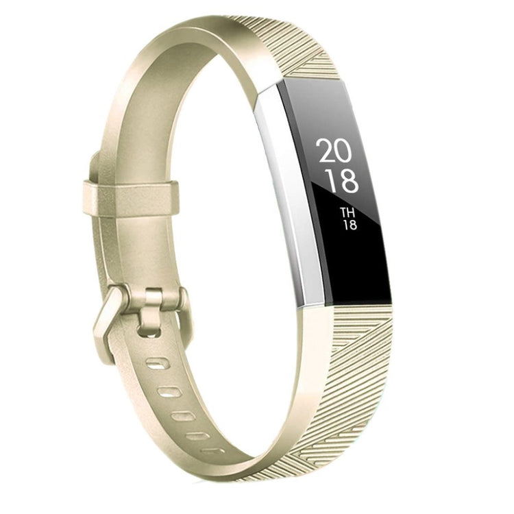 Super fantastisk Fitbit Alta Silikone Rem - Guld#serie_3